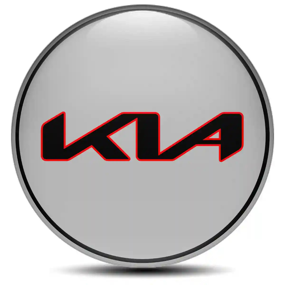 KIA Wheel Emblem Self-Adhesive Refined Design