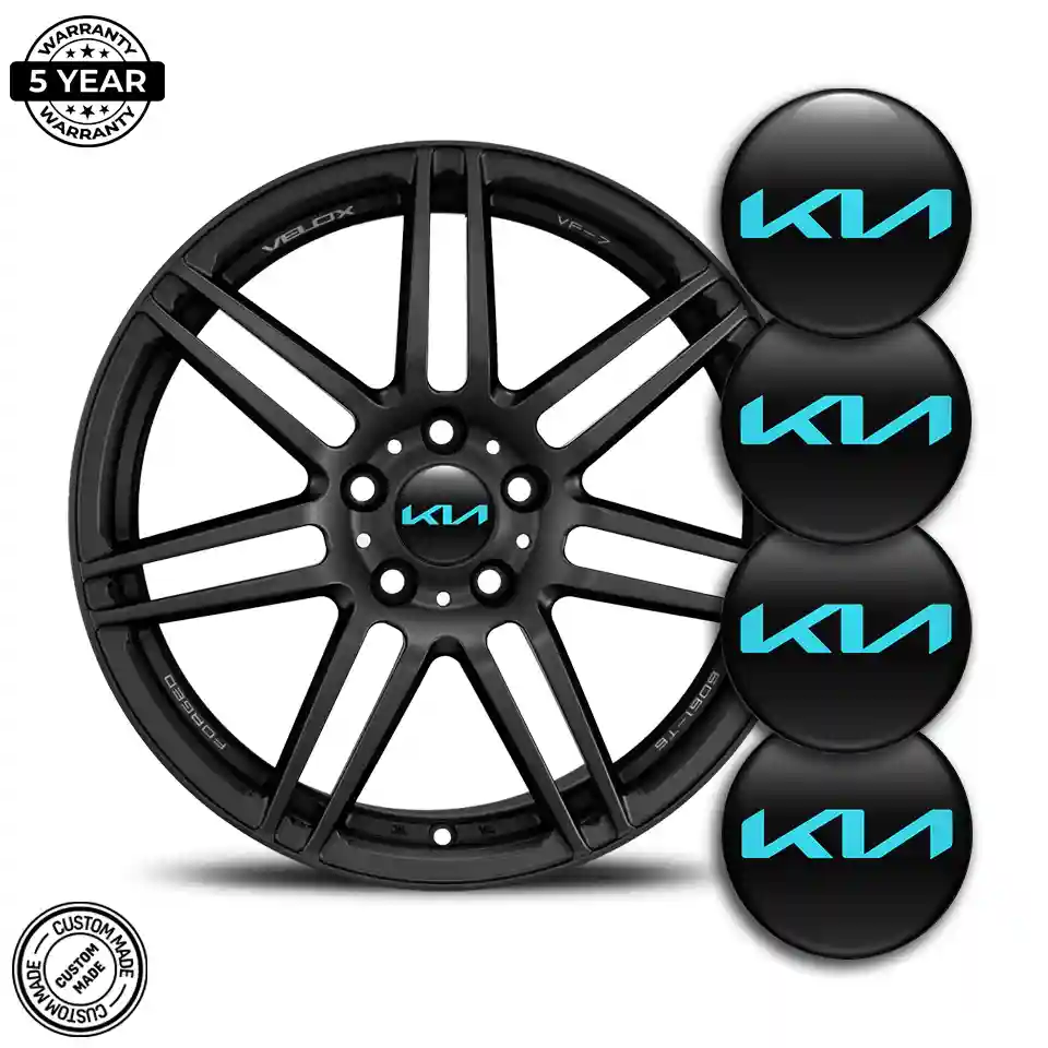 KIA Wheel Emblem Self-Adhesive Sleek Style