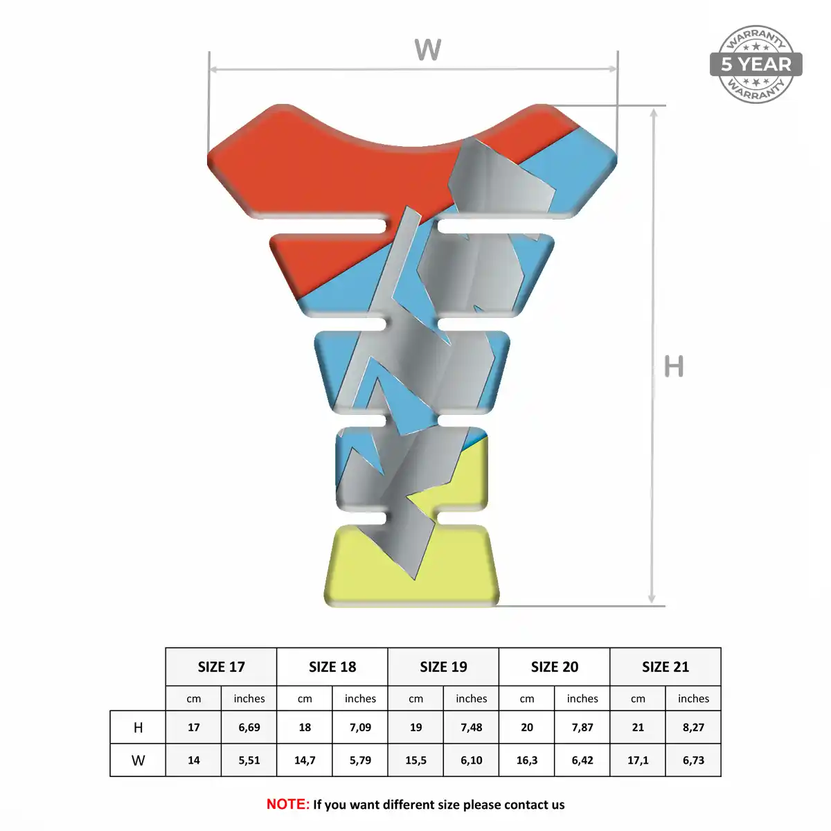 KTM 3D Domed Tank Pad Refined Design