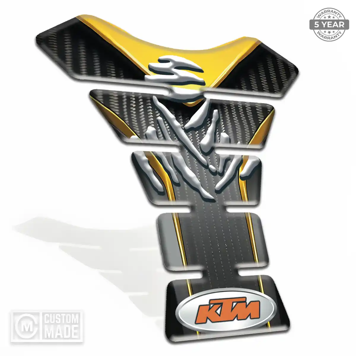 KTM 3D Gel Tank Pad Sleek Style