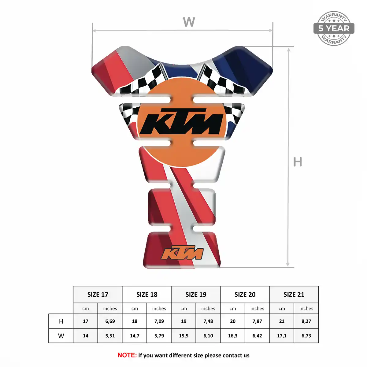 KTM Bike Tank Protector Prestige Line