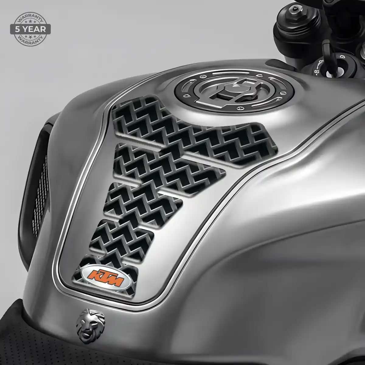 KTM Domed Tank Pad Elite Finish