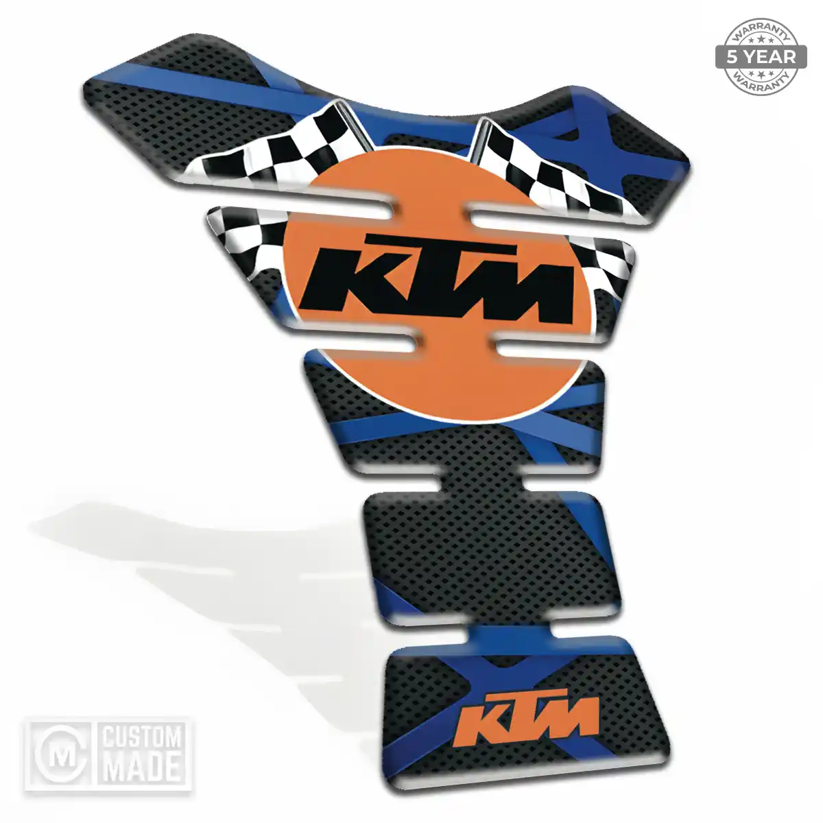 KTM Domed Tank Pad Sleek Style