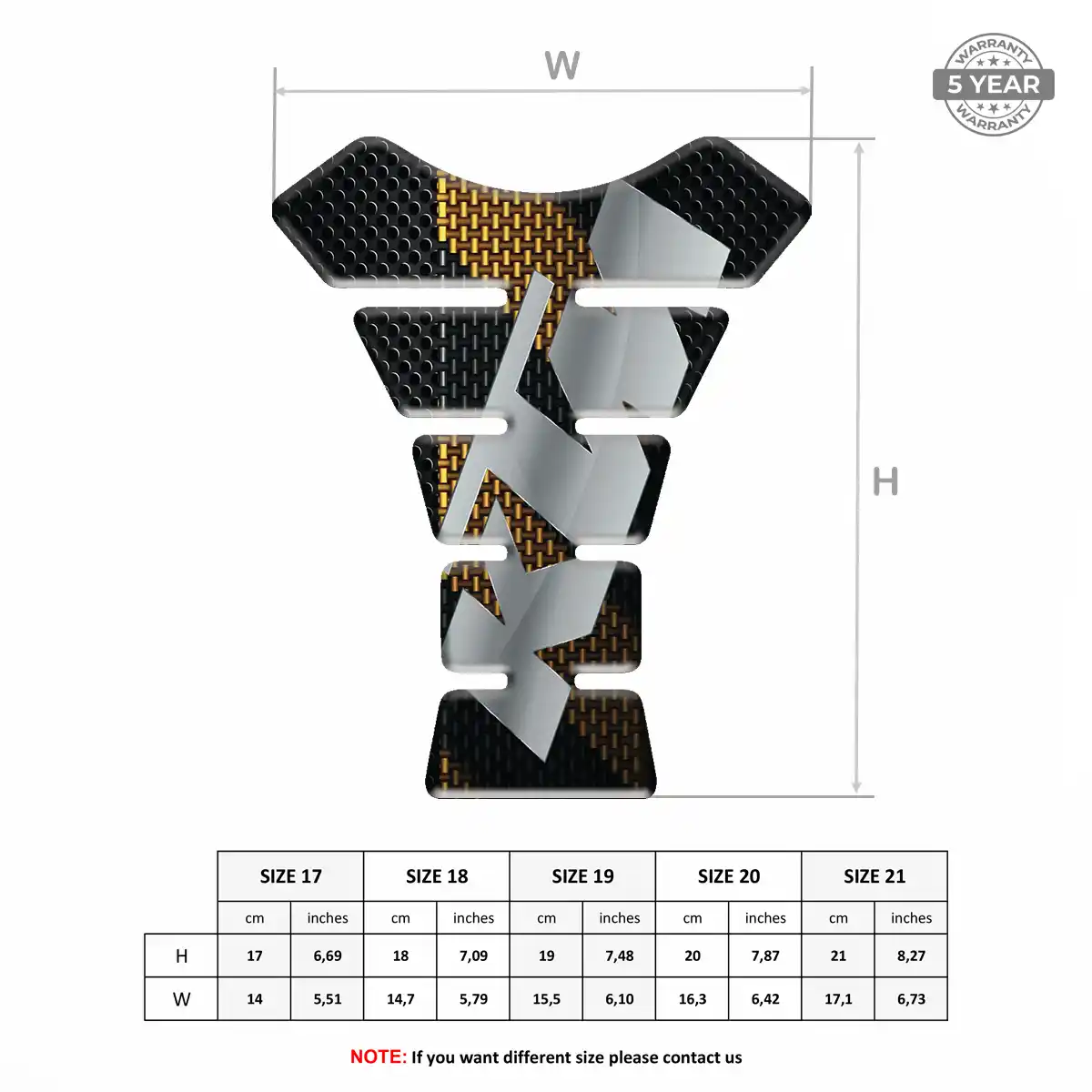 KTM Domed Tank Protector Signature Grade