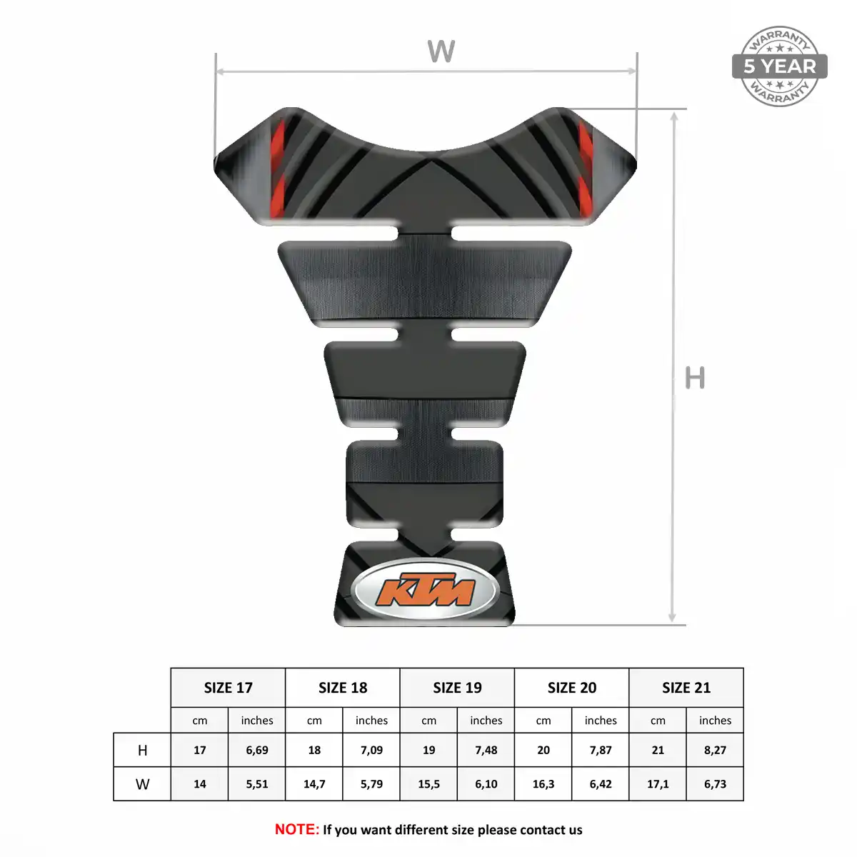 KTM Domed Tank Protector Superior Craft