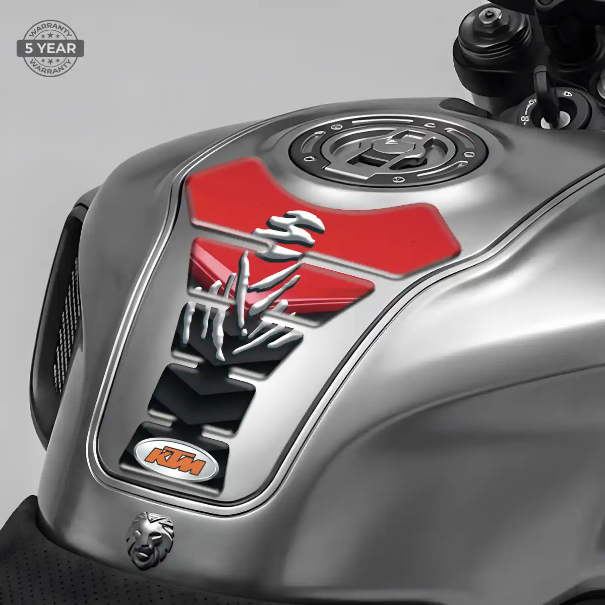 KTM Domed Tank Sticker Signature Grade