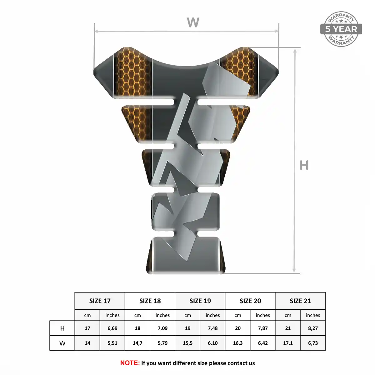 KTM Fuel Tank Pad Signature Grade