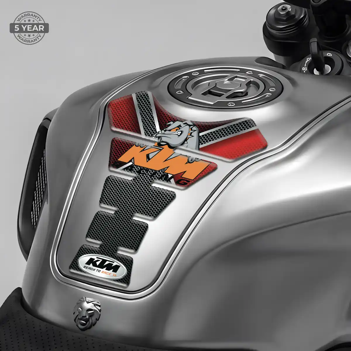 KTM Fuel Tank Protector Refined Design