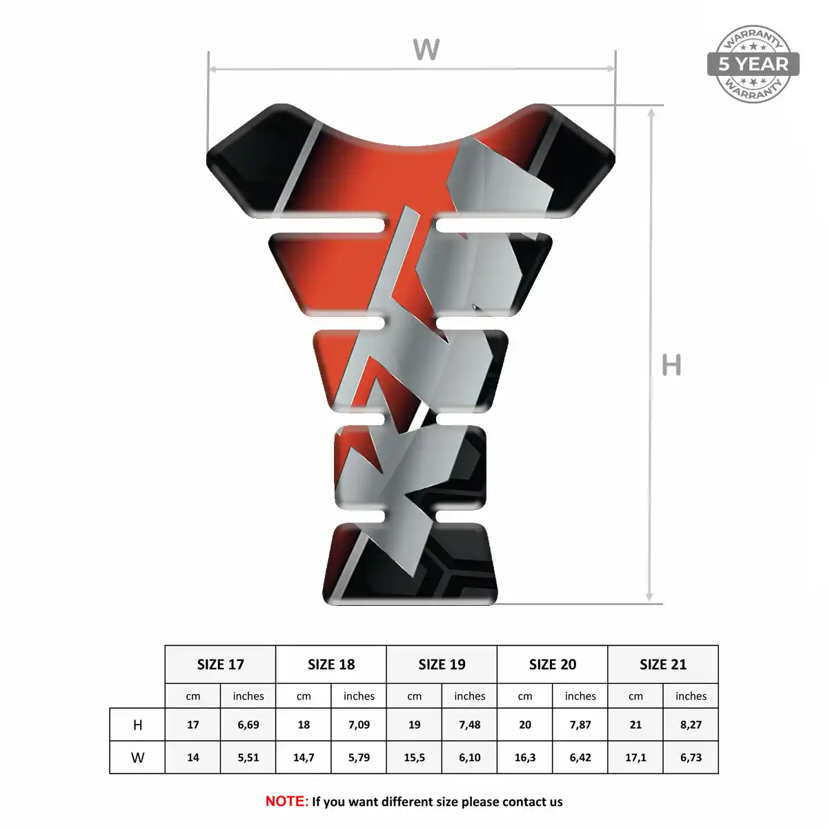 KTM Gas Tank Pad Refined Design