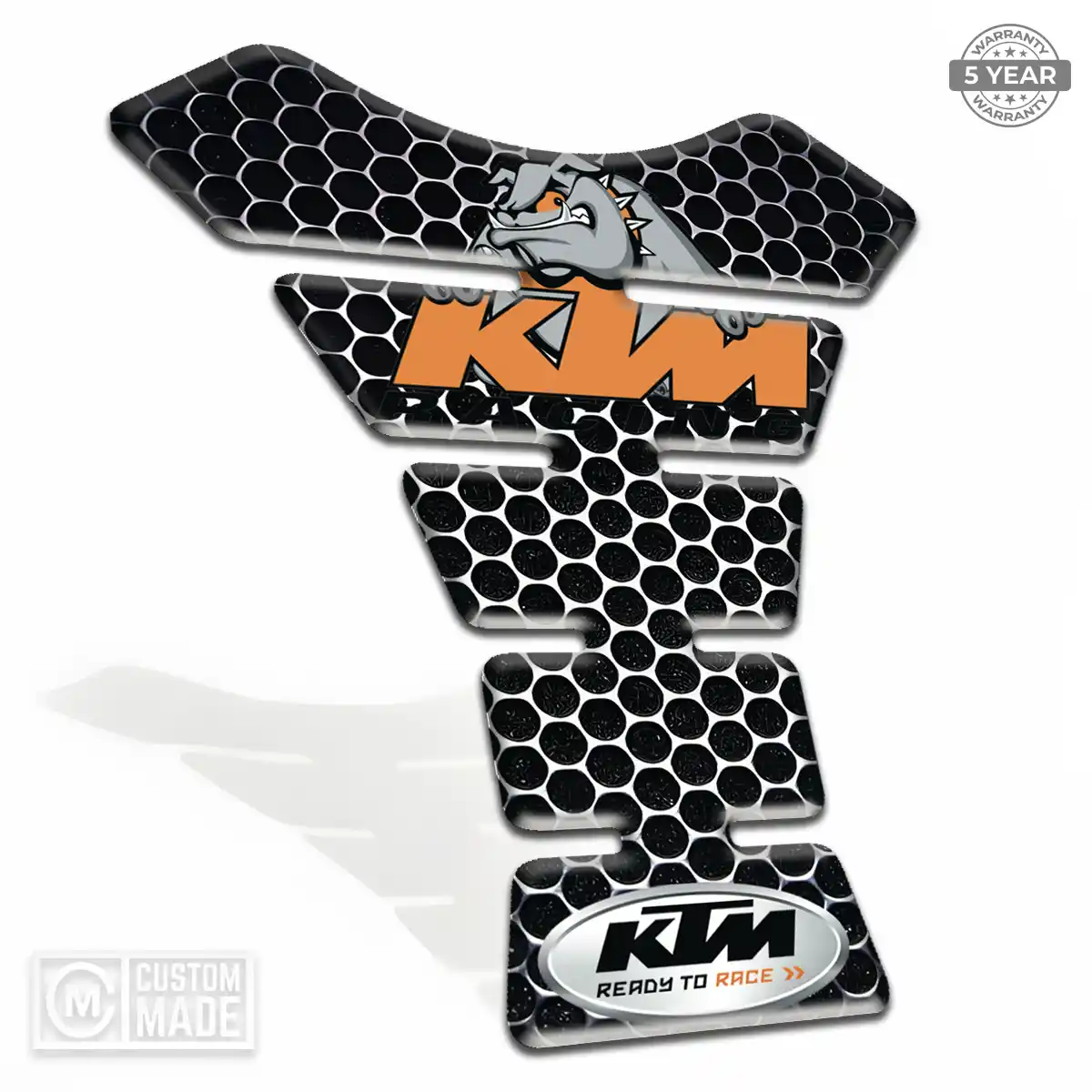 KTM Gel Tank Pad Elite Finish