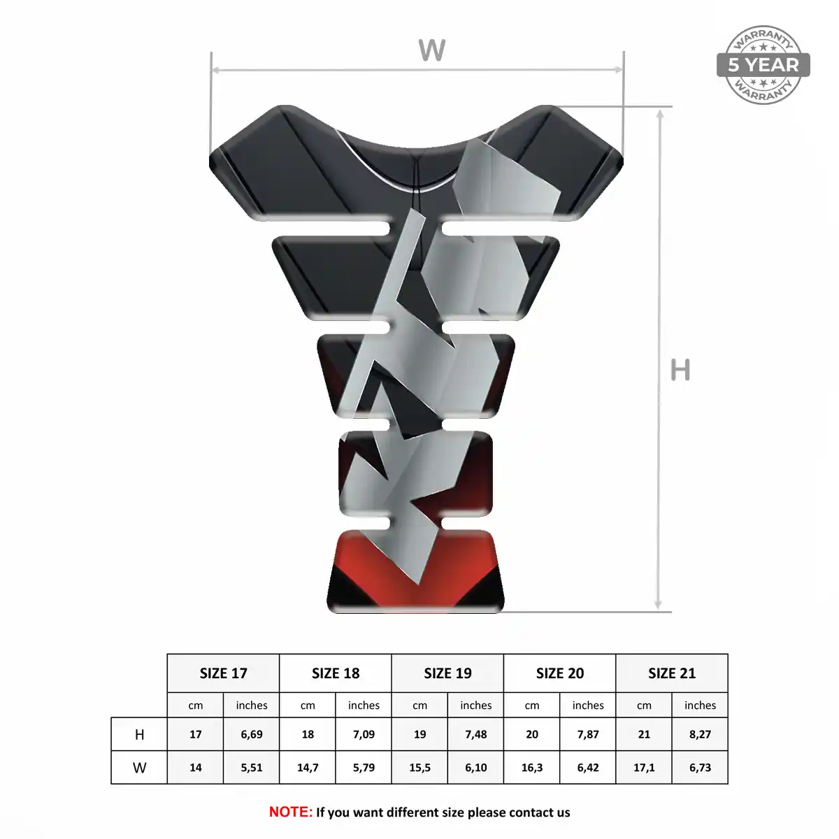 KTM Gel Tank Pad Prestige Line