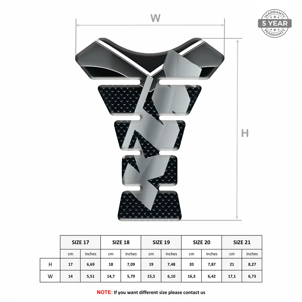 KTM Gel Tank Pad Refined Design