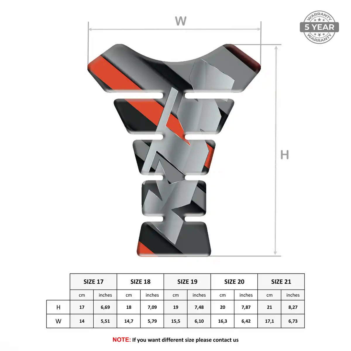 KTM Motorbike Tank Pad Prestige Line