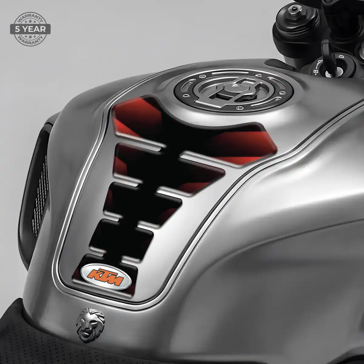 KTM Motorbike Tank Pad Refined Design