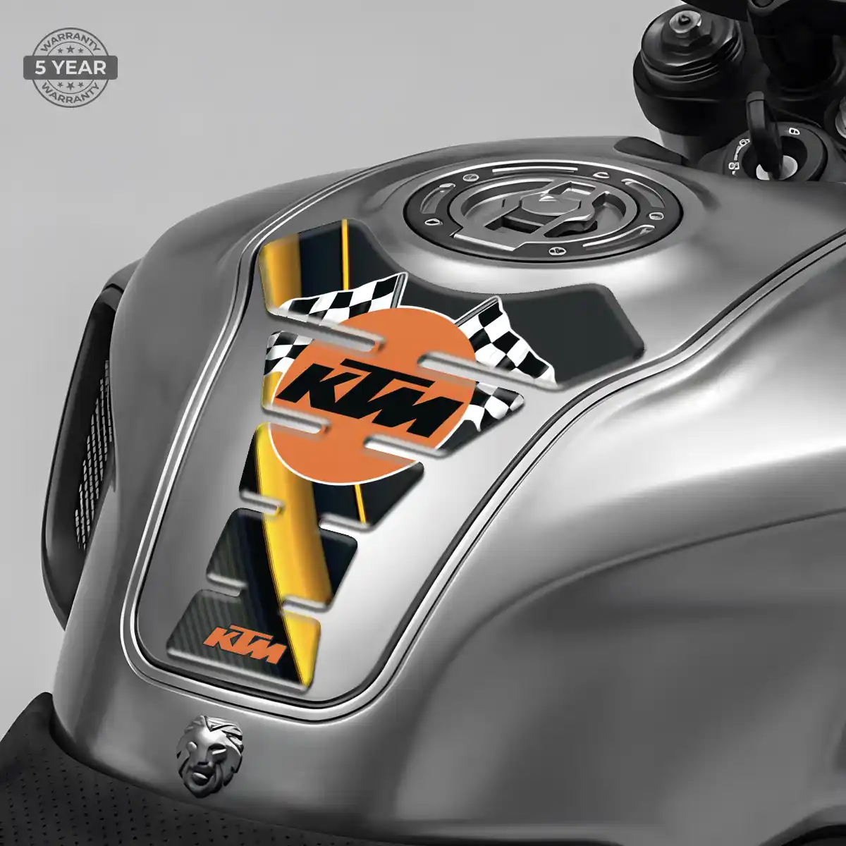 KTM Motorbike Tank Pad Sleek Style