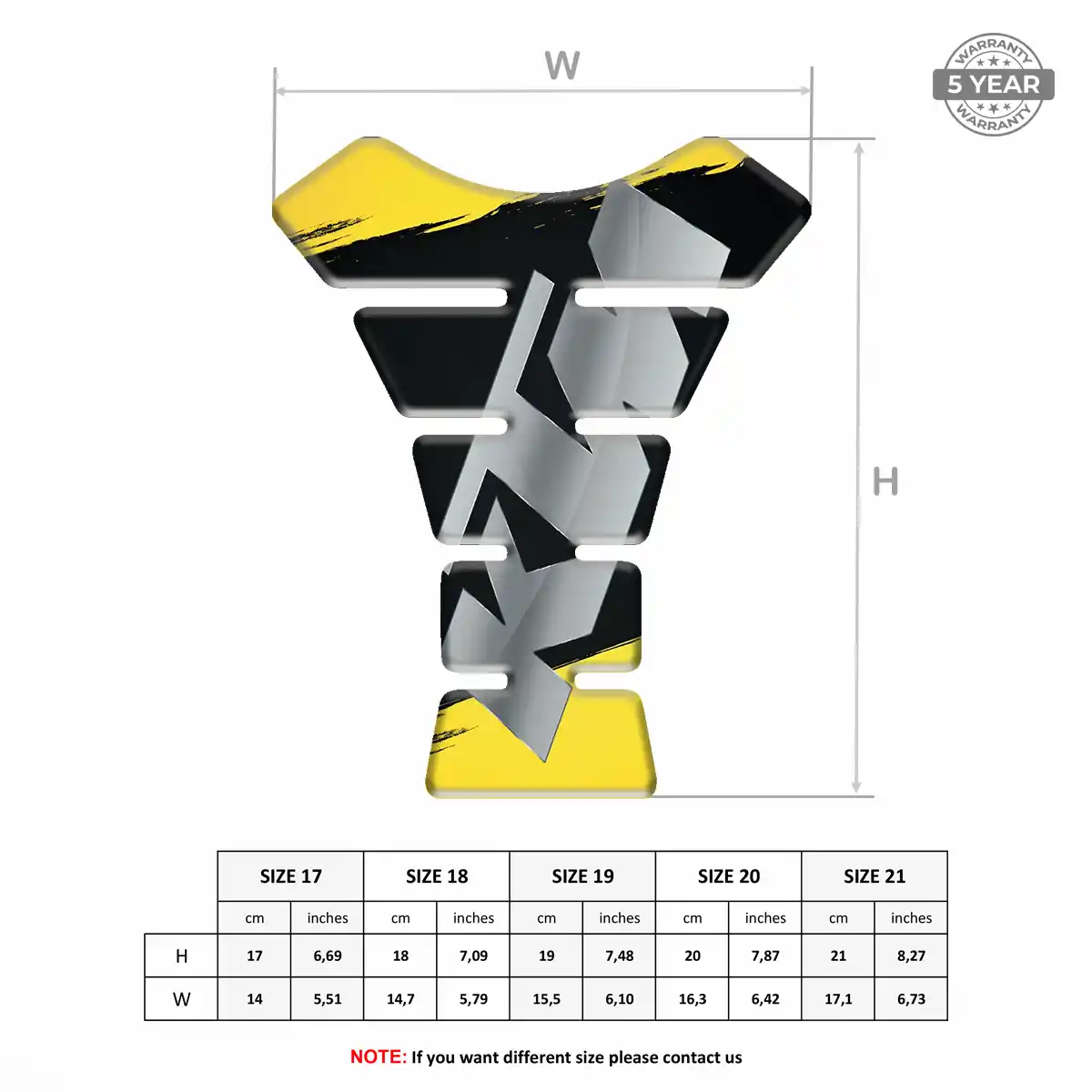 KTM Motorcycle Tank Decal Prime Quality