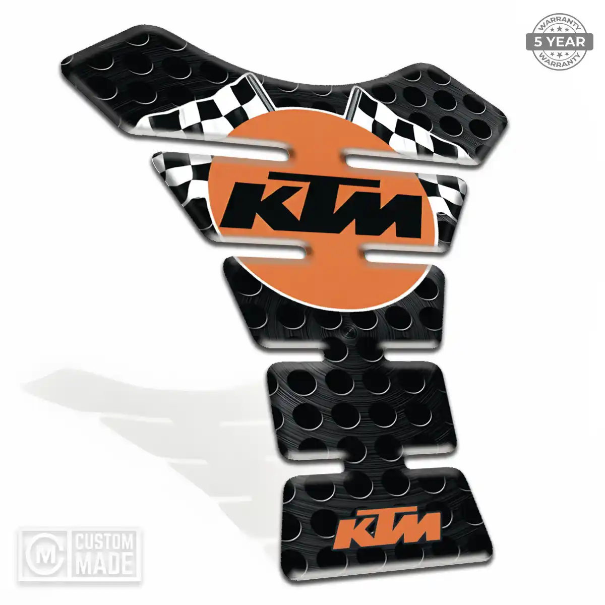 KTM Motorcycle Tank Pad Elite Finish