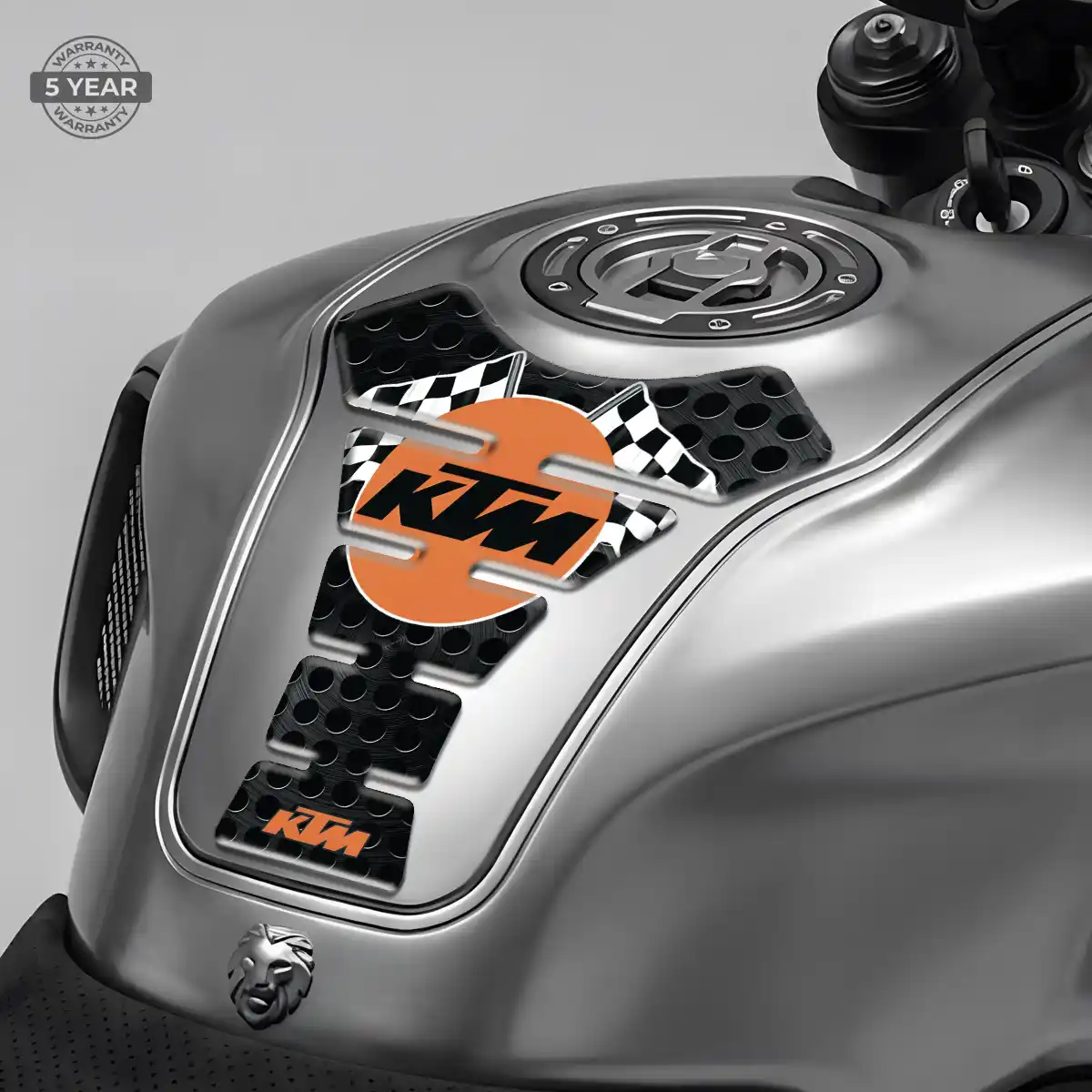KTM Motorcycle Tank Pad Elite Finish