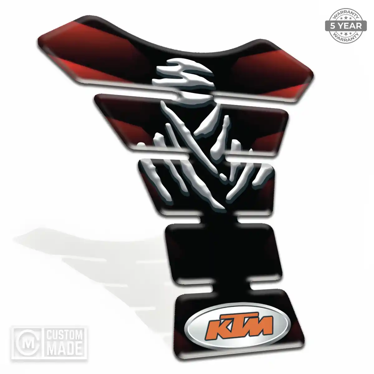 KTM Motorcycle Tank Pad Sleek Style