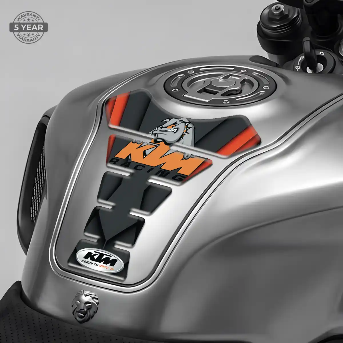 KTM Motorcycle Tank Sticker Refined Design