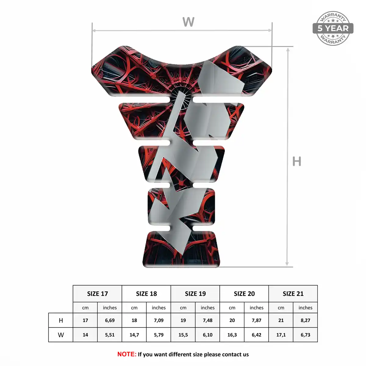 KTM Motorcycle Tank Sticker Signature Grade