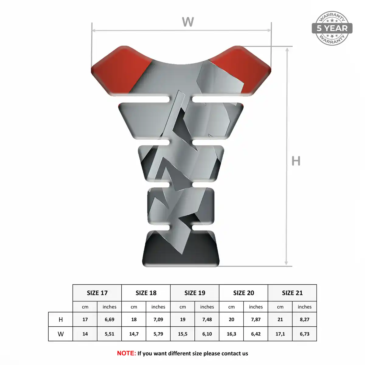 KTM Motorcycle Tank Sticker Sleek Style