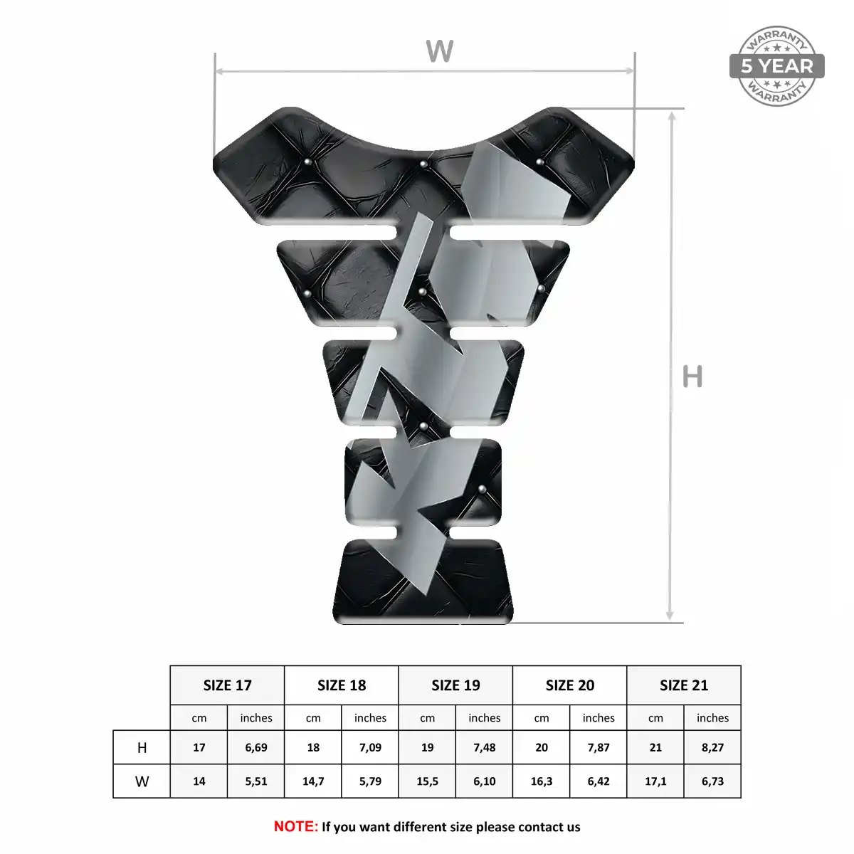 KTM Resin Tank Pad Elite Finish