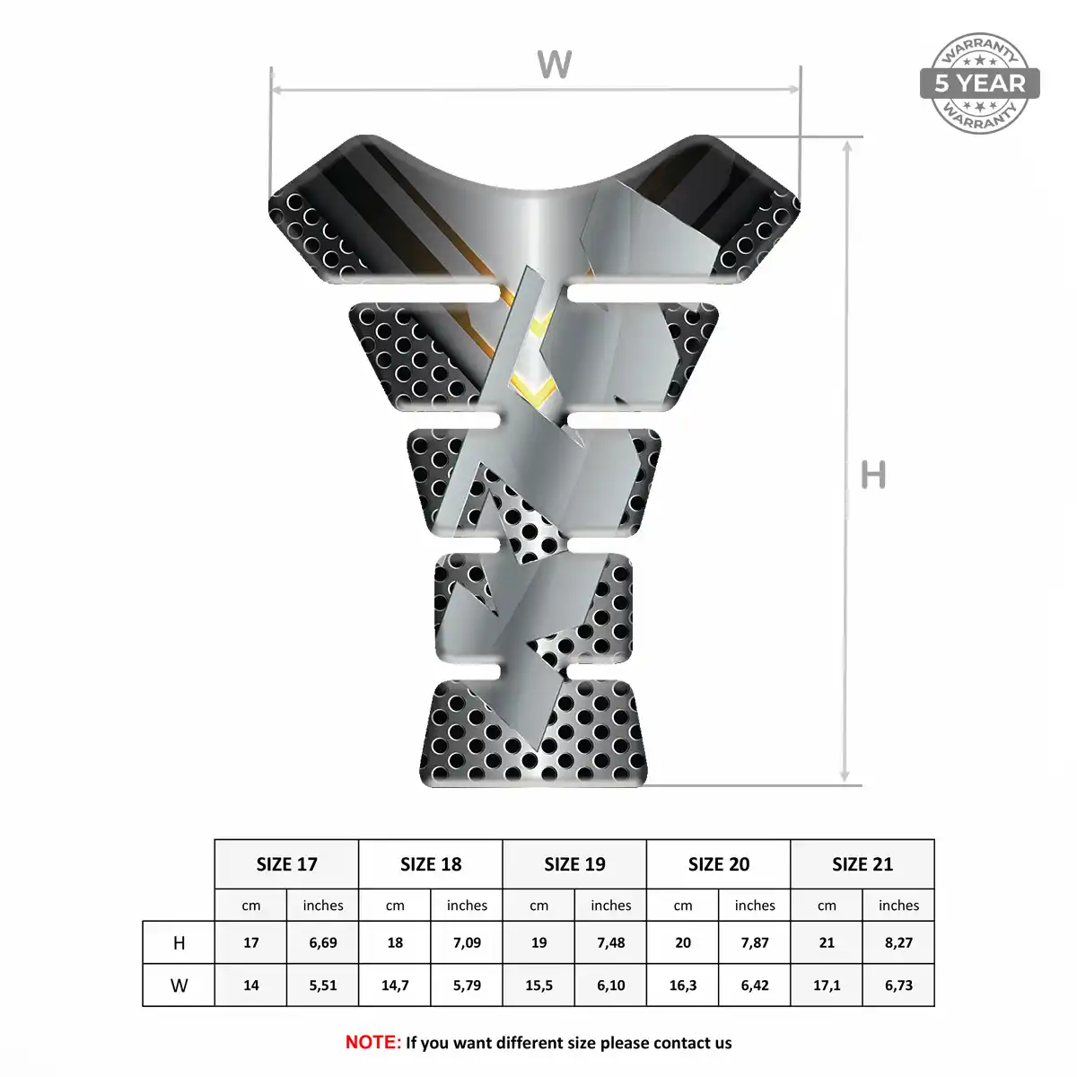 KTM Resin Tank Pad Prime Quality