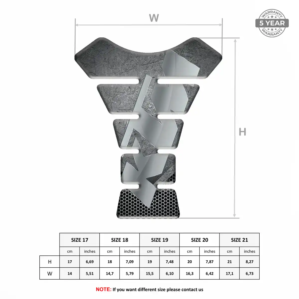 KTM Resin Tank Pad Superior Craft