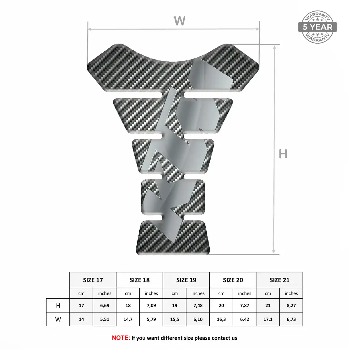 KTM Tank Decal Prime Quality