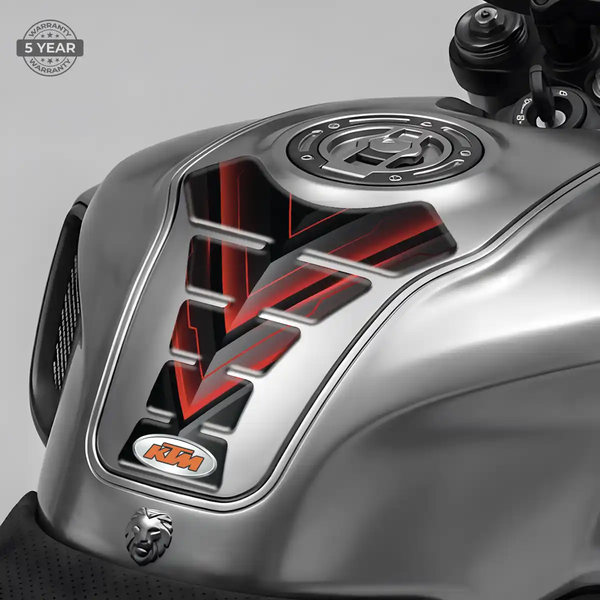 KTM Tank Decal Refined Design