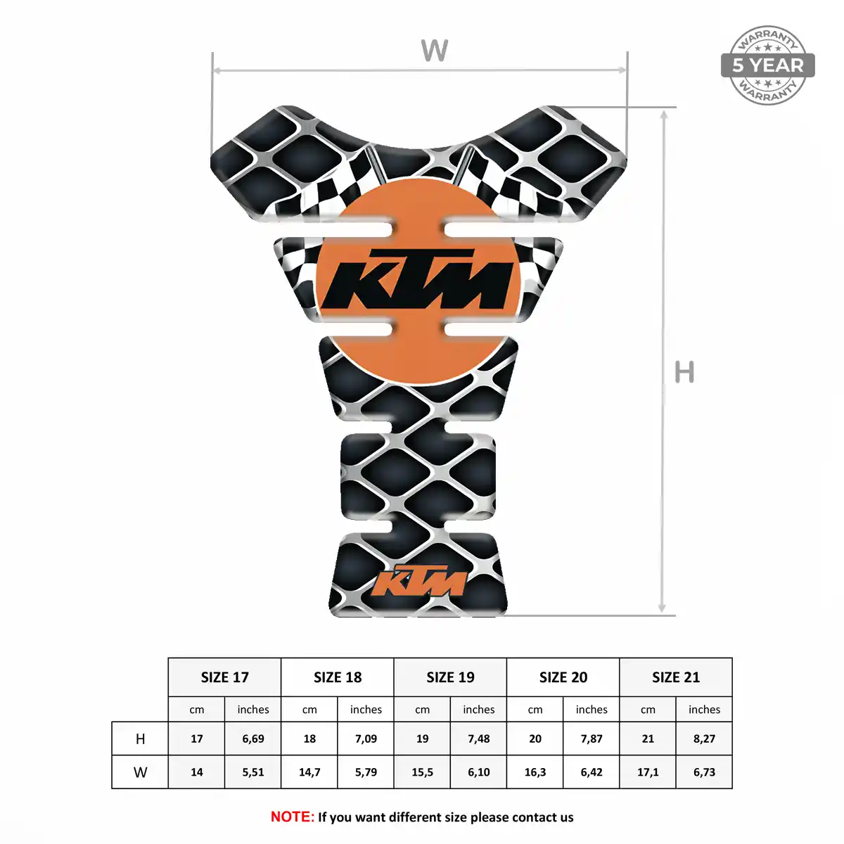 KTM Tank Fuse Elite Finish