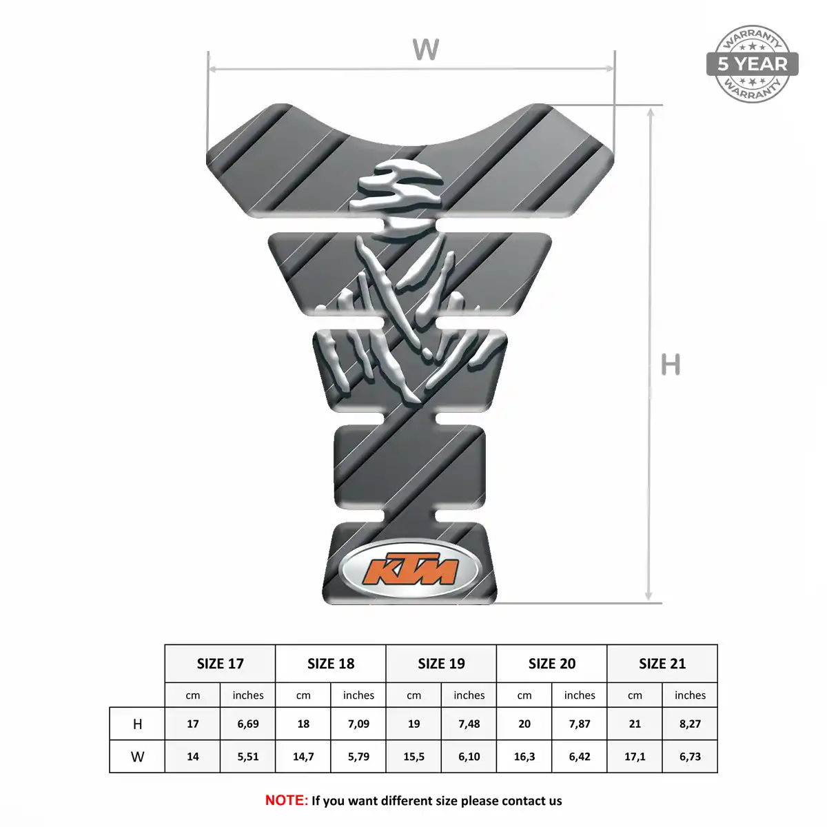 KTM Tank Fuse Guard Refined Design