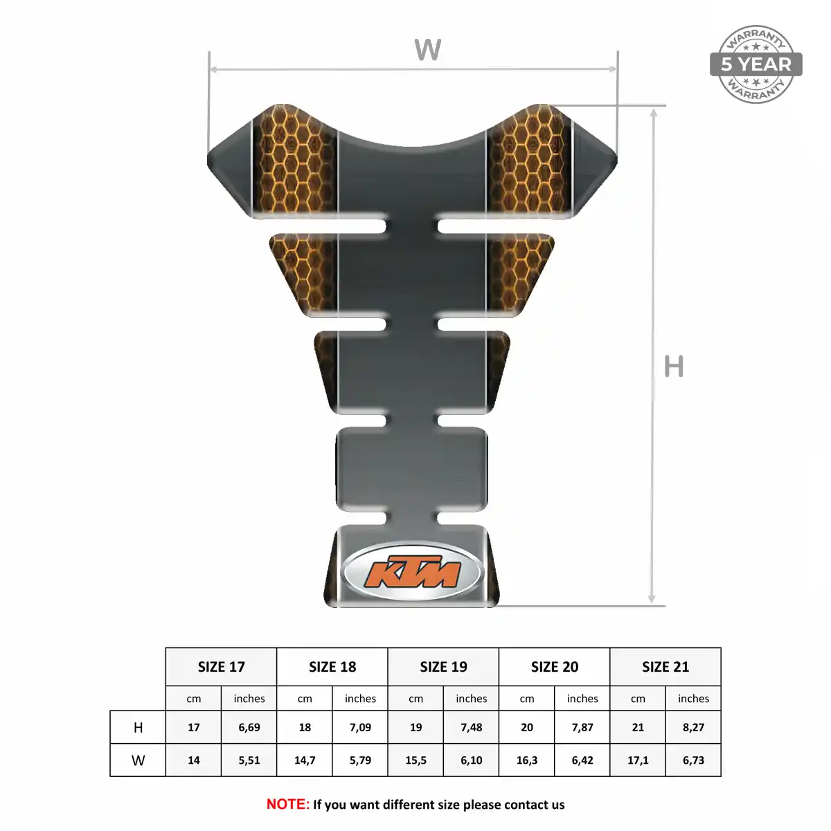 KTM Tank Fuse Guard Signature Grade