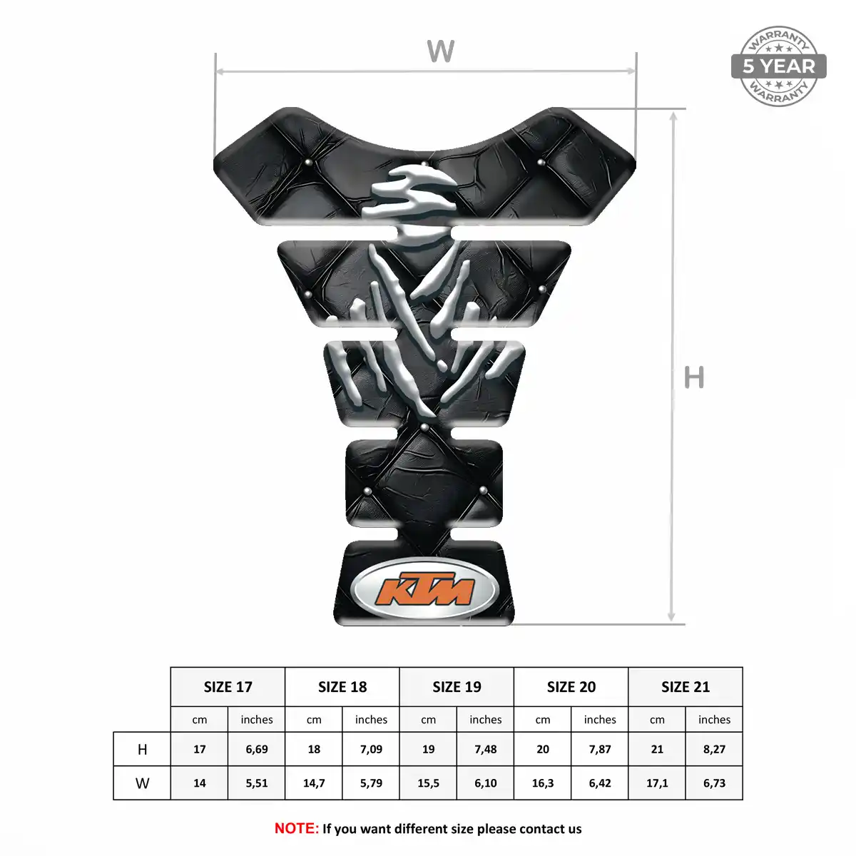 KTM Tank Fuse Guard Superior Craft