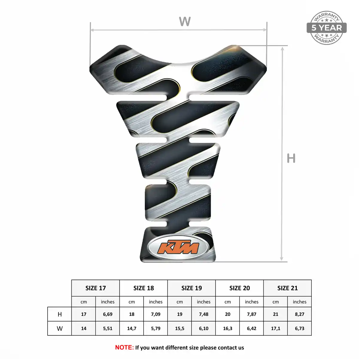 KTM Tank Fuse Motorbike Elite Finish