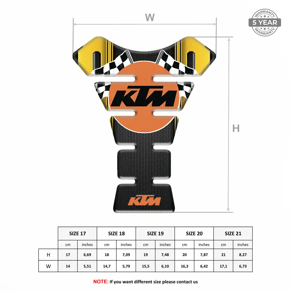 KTM Tank Fuse Motorbike Prime Quality