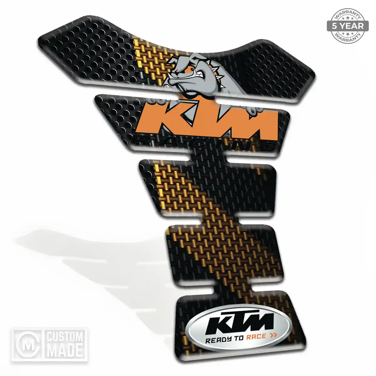 KTM Tank Fuse Pad Motorcycle Refined Design