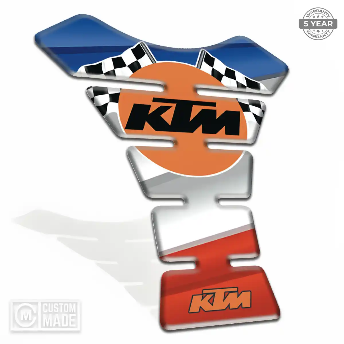 KTM Tank Fuse Pad Motorcycle Signature Grade