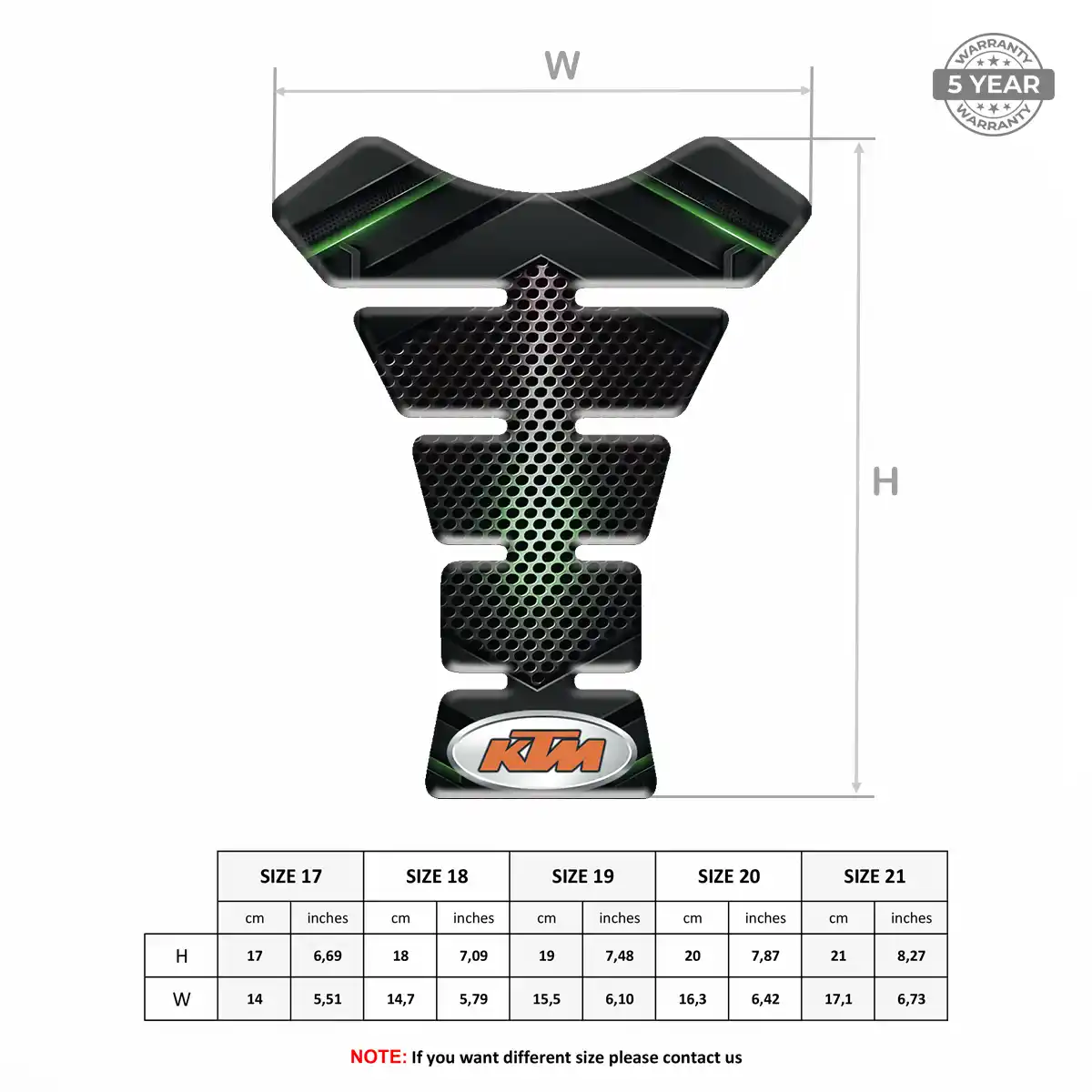 KTM Tank Fuse Pad Refined Design