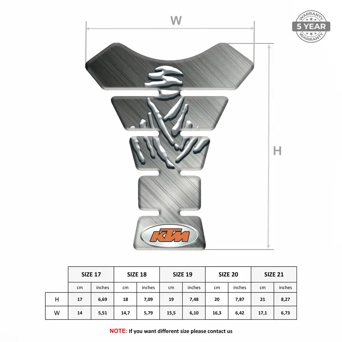 KTM Tank Fuse Pad Signature Grade