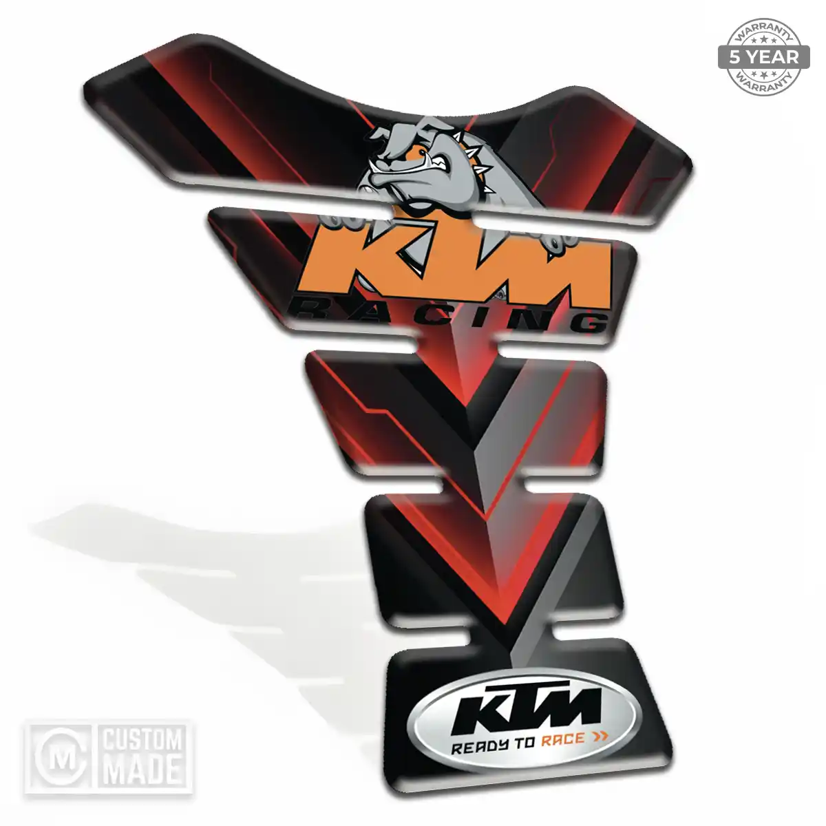 KTM Tank Fuse Pads Elite Finish