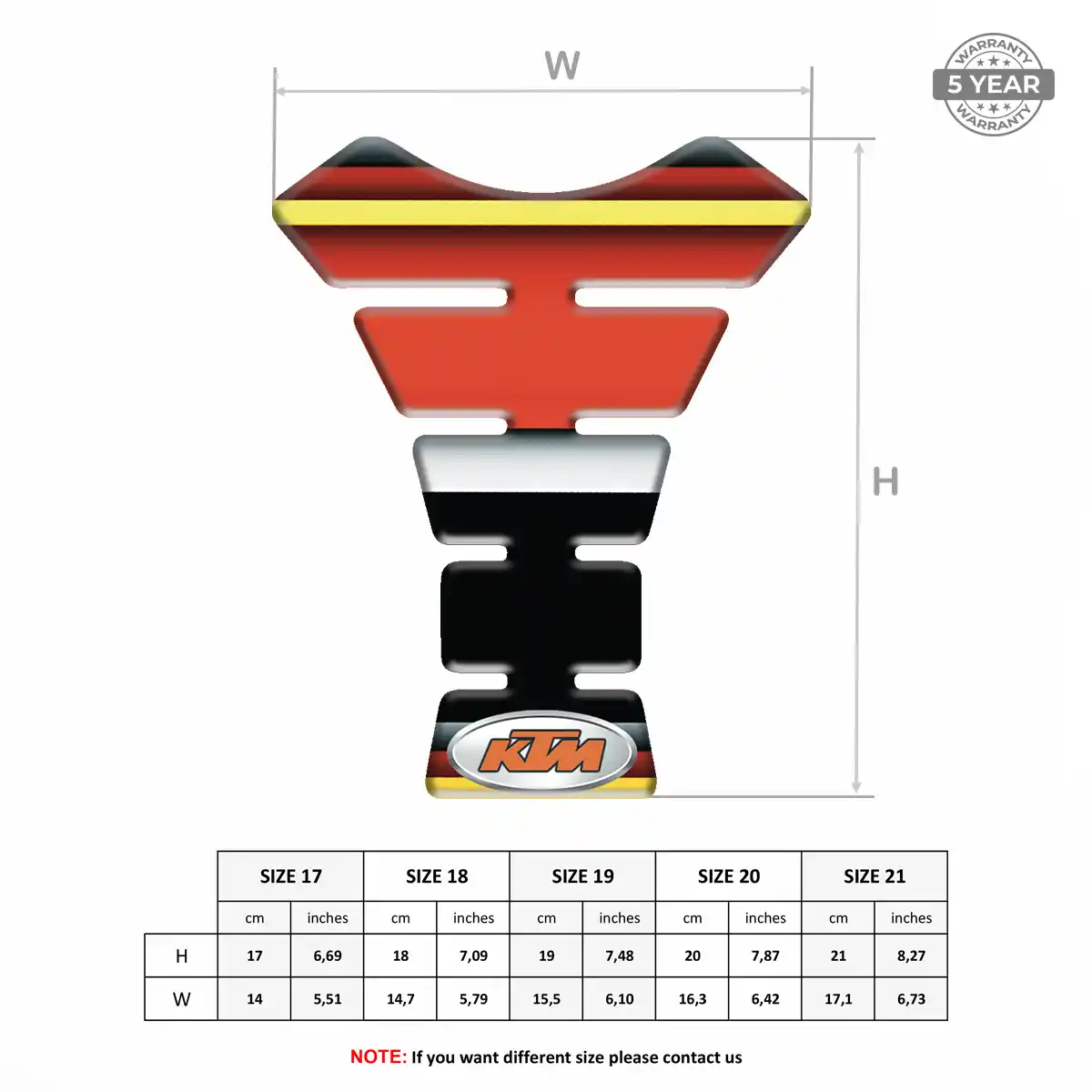 KTM Tank Fuse Pads Motorcycle Prime Quality