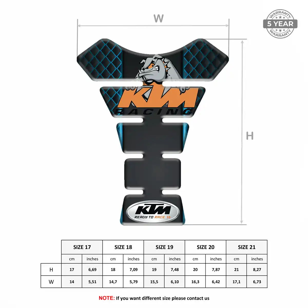 KTM Tank Fuse Pads Refined Design