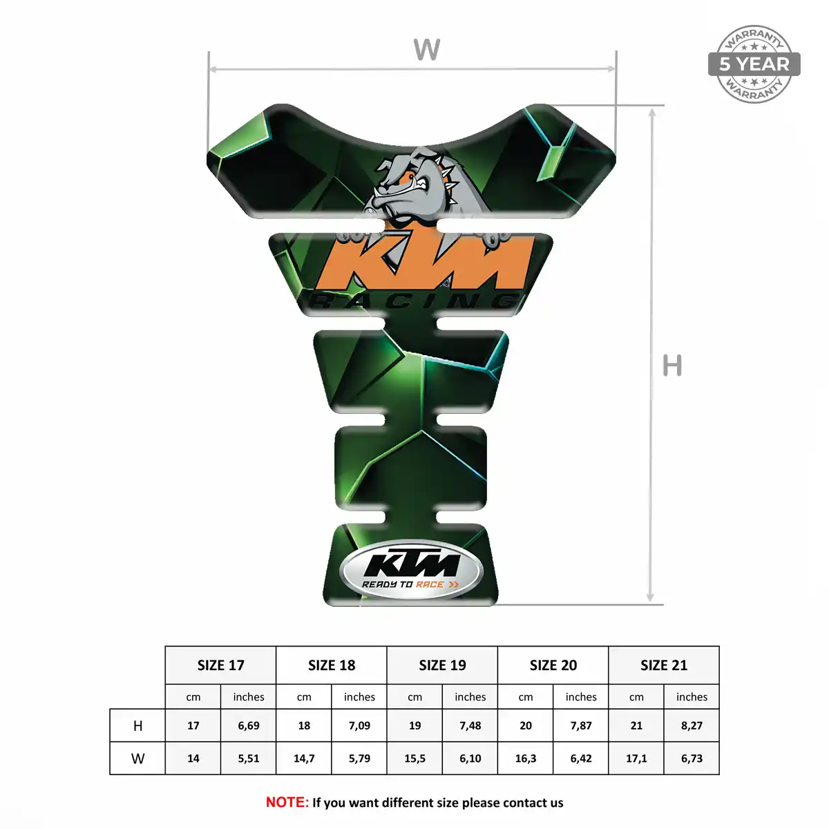 KTM Tank Fuse Prime Quality