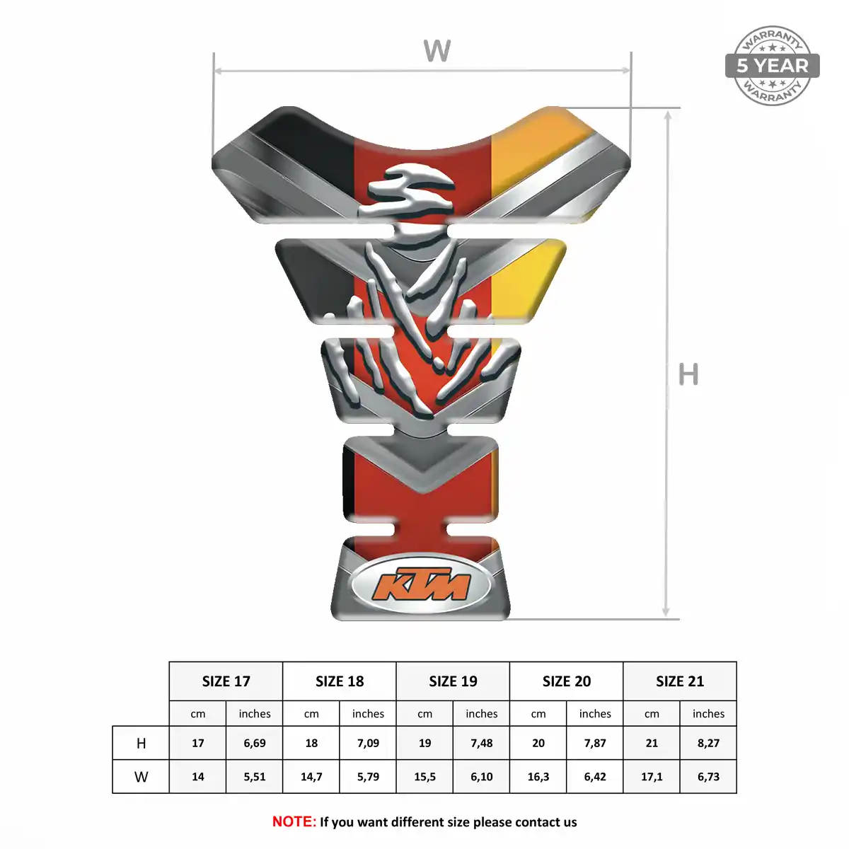 KTM Tank Guard Fuse Prime Quality
