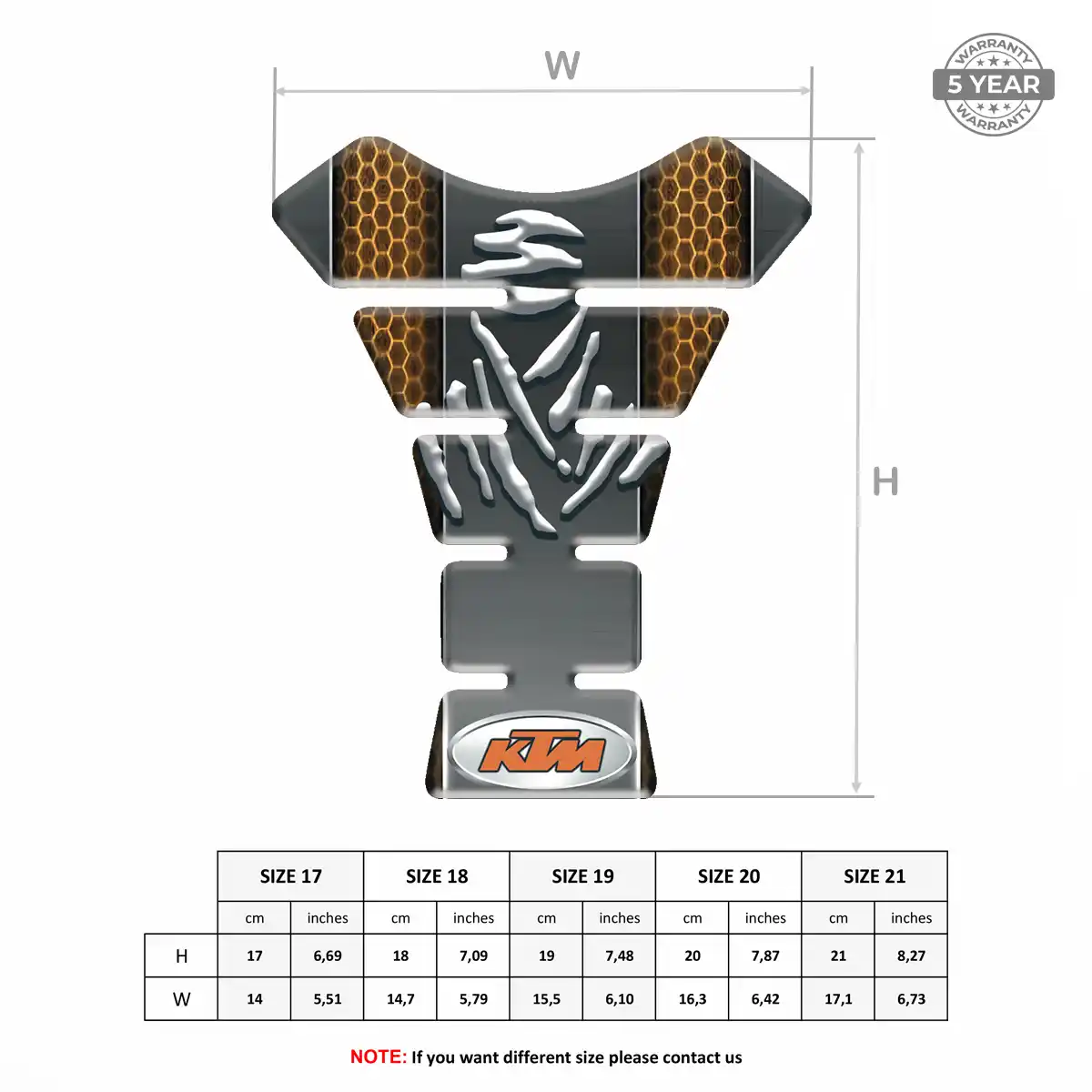 KTM Tank Guard Fuse Refined Design