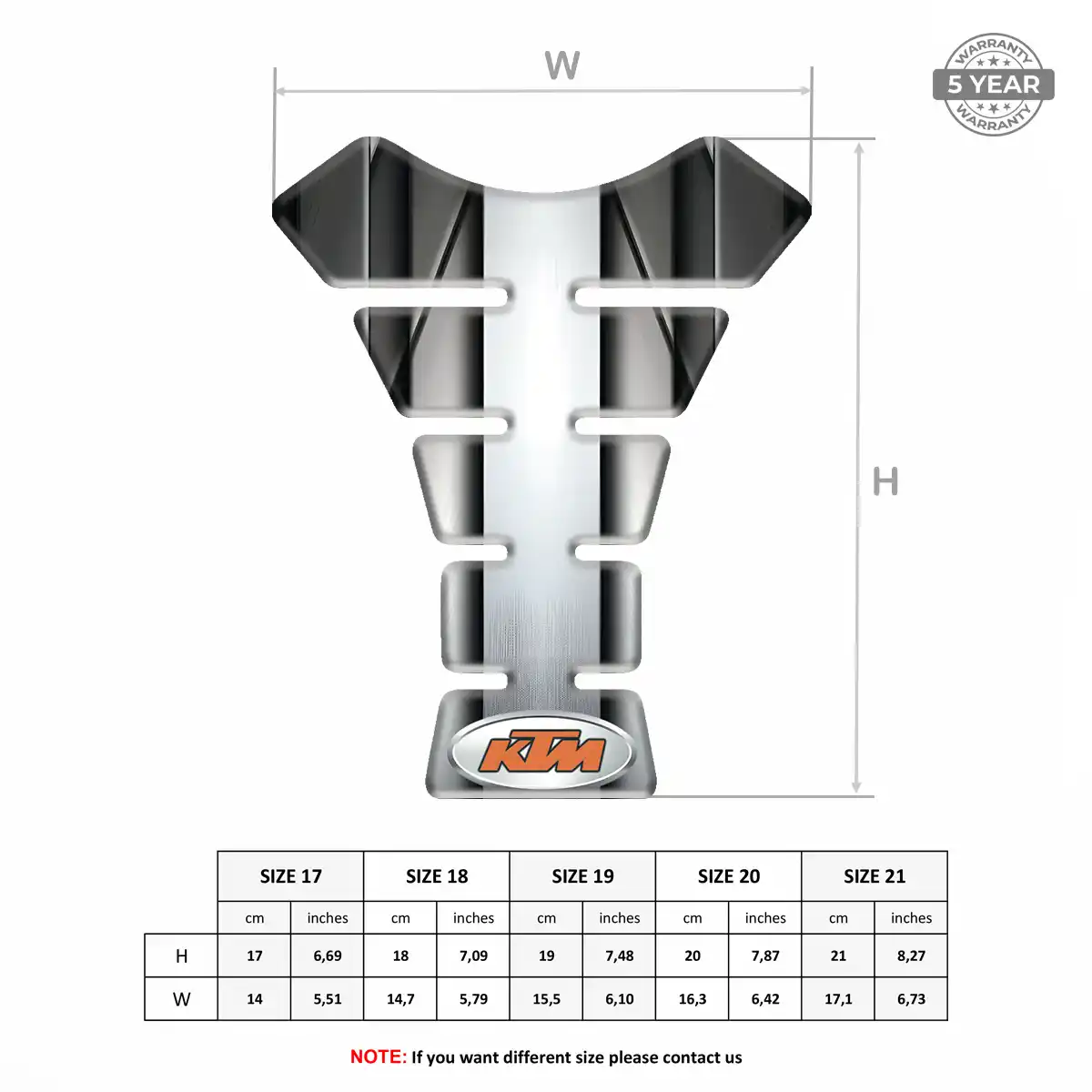 KTM Tank Guard Fuse Signature Grade