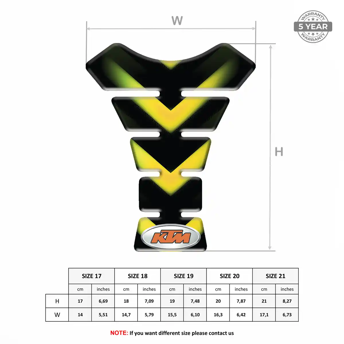 KTM Tank Guard Motorbike Elite Finish