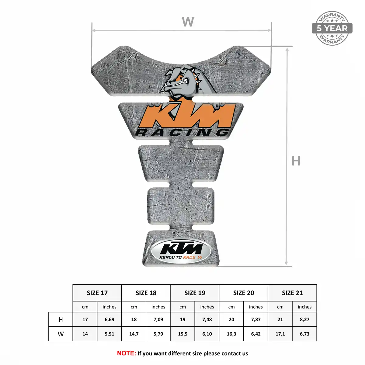KTM Tank Guard Motorbike Prestige Line